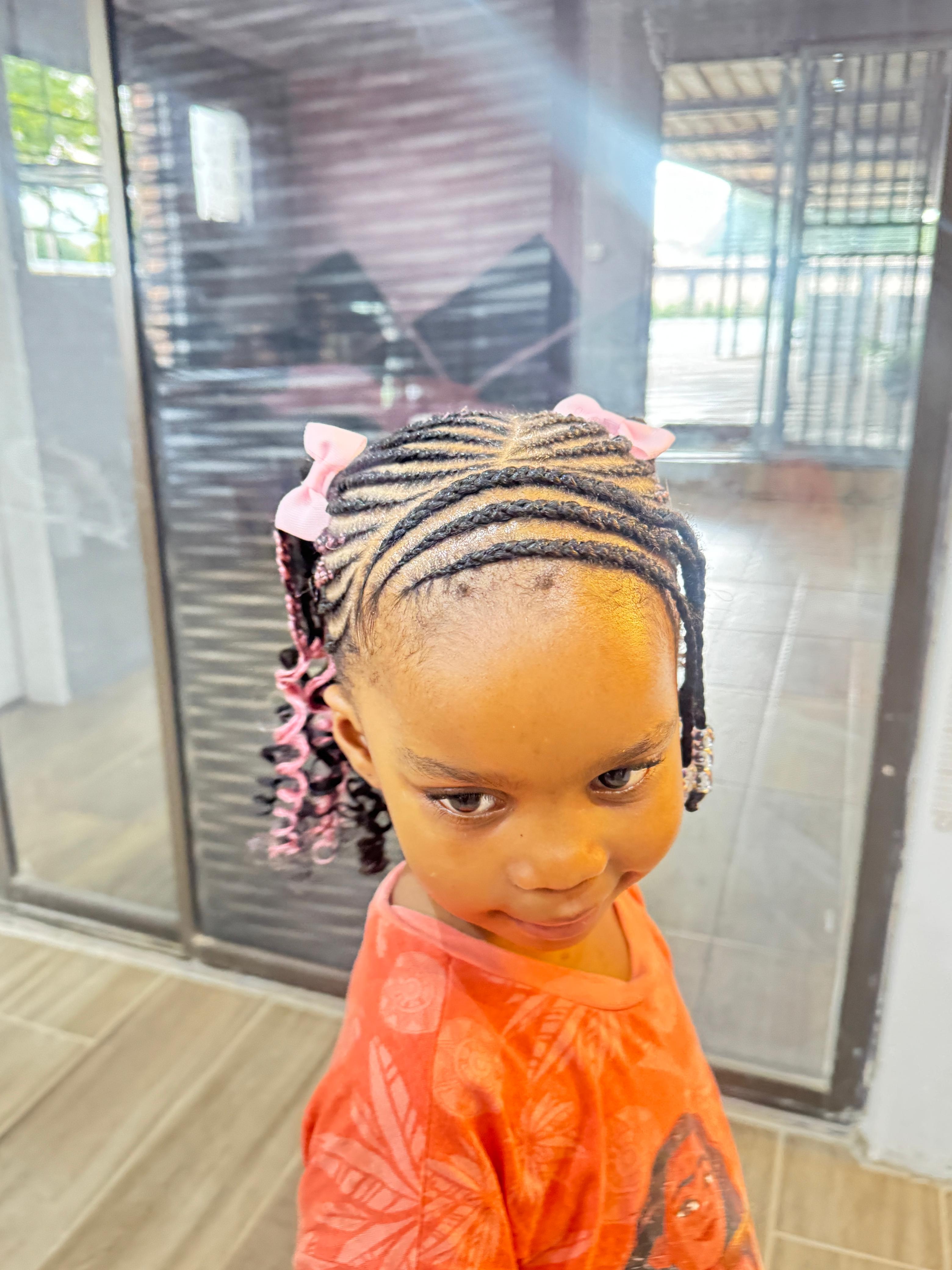 Happy Child at Salon